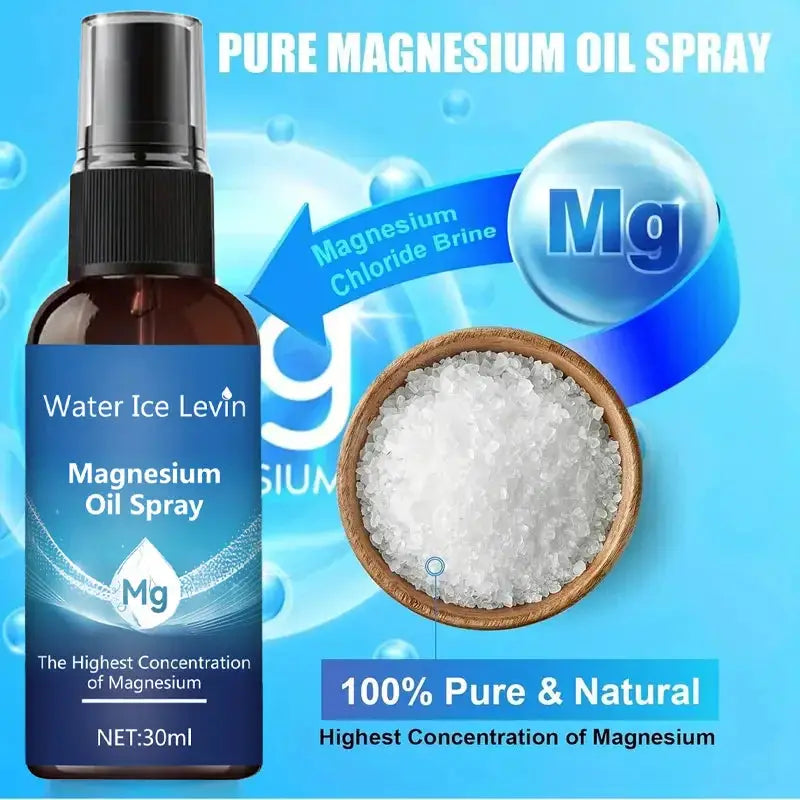 Magnesium Oil Spray face and body skin care essential oil moisturizing massage essential oil by White Beach