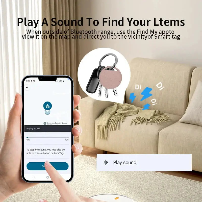Navigation Tracker For Android Phones Work With Google Find Hub App Remote Locating Key Finder for Xiaomi Samsung Pixel GMS by White Beach