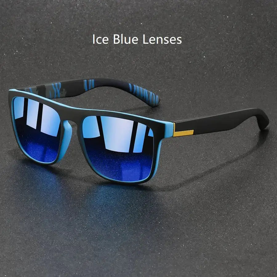 Fashion Vintage Square Sunglasses Men Women Fishing Driving Man Luxury Brand Designer Sun Glasses Anti-Glare Retro Eyewear by White Beach