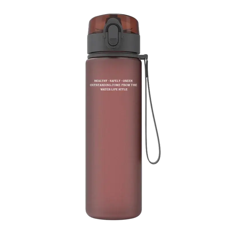 BPA Free Leak Proof Sports Water Bottle High Quality Tour Hiking Portable My Favorite Drink Bottles 560ML by White Beach