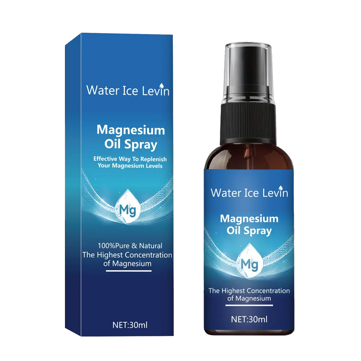 Magnesium Oil Spray face and body skin care essential oil moisturizing massage essential oil by White Beach