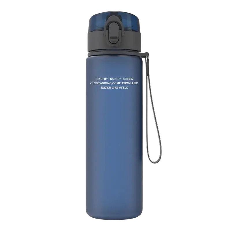 BPA Free Leak Proof Sports Water Bottle High Quality Tour Hiking Portable My Favorite Drink Bottles 560ML by White Beach
