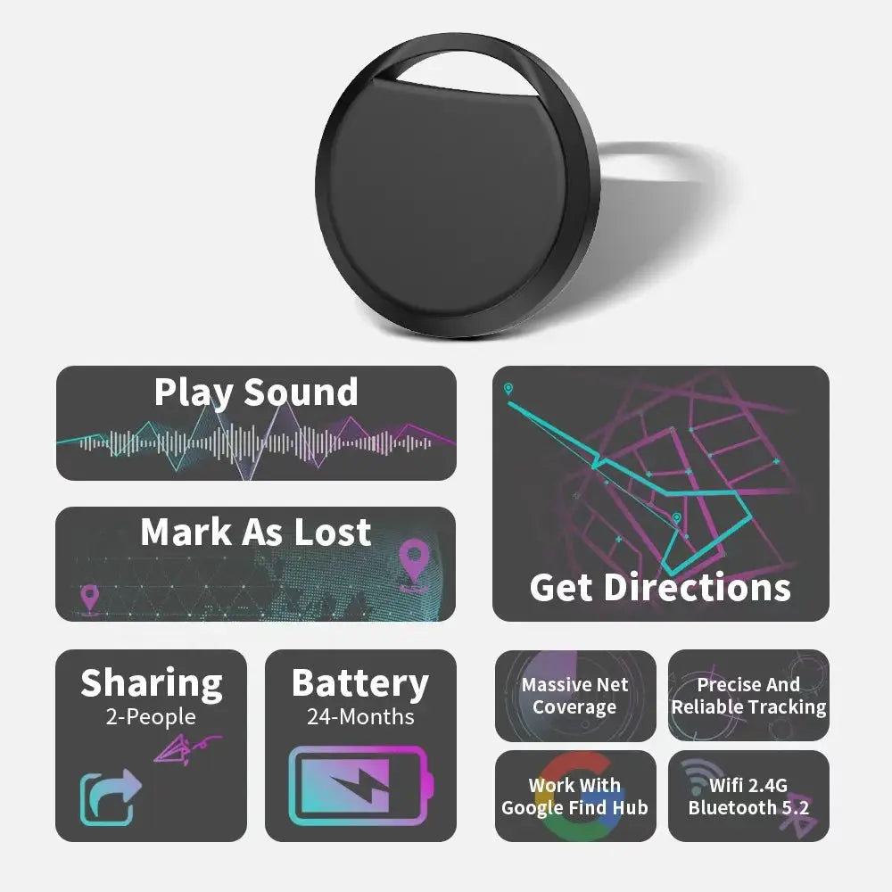 Navigation Tracker For Android Phones Work With Google Find Hub App Remote Locating Key Finder for Xiaomi Samsung Pixel GMS by White Beach
