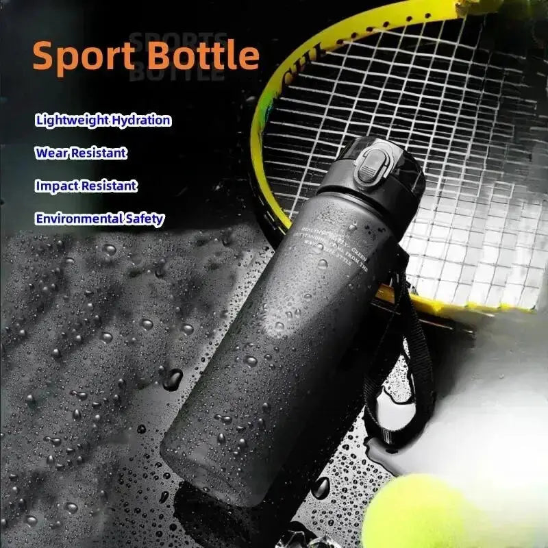 BPA Free Leak Proof Sports Water Bottle High Quality Tour Hiking Portable My Favorite Drink Bottles 560ML by White Beach