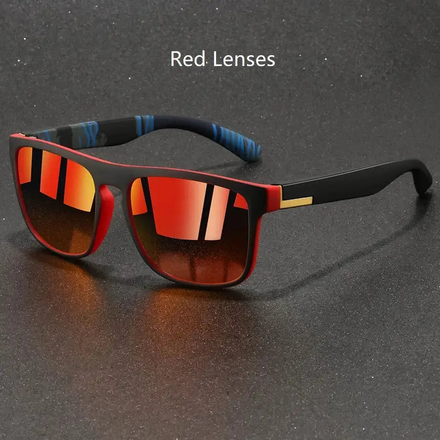 Fashion Vintage Square Sunglasses Men Women Fishing Driving Man Luxury Brand Designer Sun Glasses Anti-Glare Retro Eyewear by White Beach