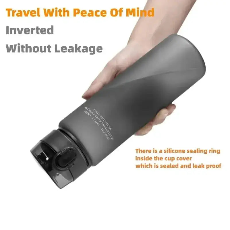 BPA Free Leak Proof Sports Water Bottle High Quality Tour Hiking Portable My Favorite Drink Bottles 560ML by White Beach