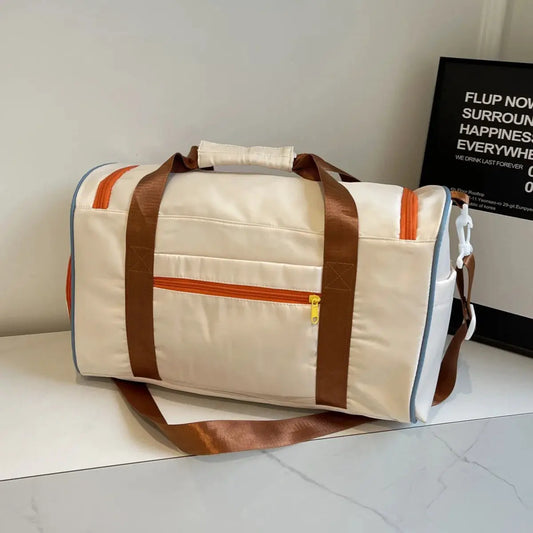 Travel Bag, Duffel Bag , Yoga Swimming Training Backpack, Satchel Shoulder Crossbody Tote Bag, Suitable for Men and and Women by White Beach