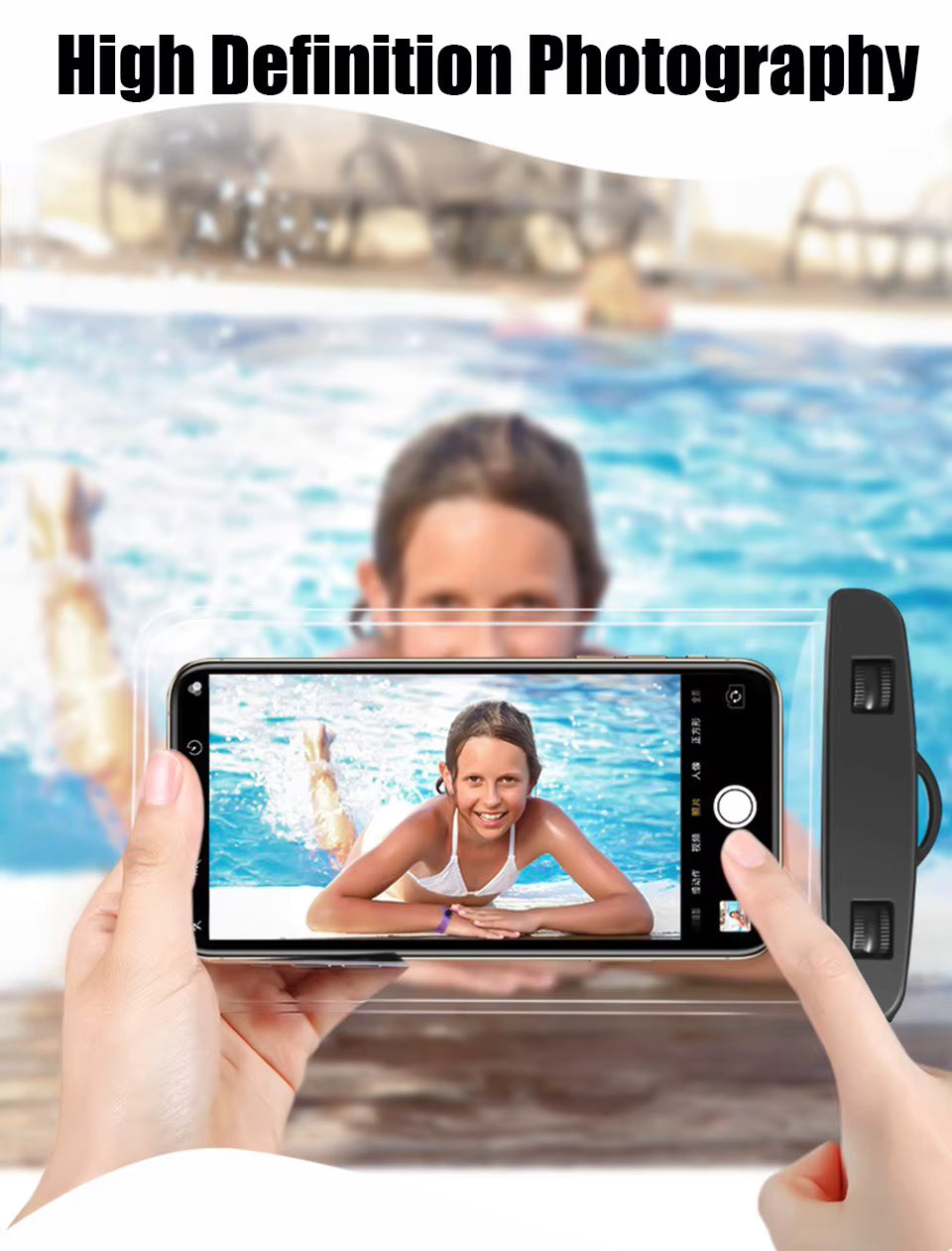 Universal Waterproof Phone Case for Swimming - Underwater Protector Pouch Cover Compatible with iPhone 11 12 13 14 15 16 pro - S by AliShop