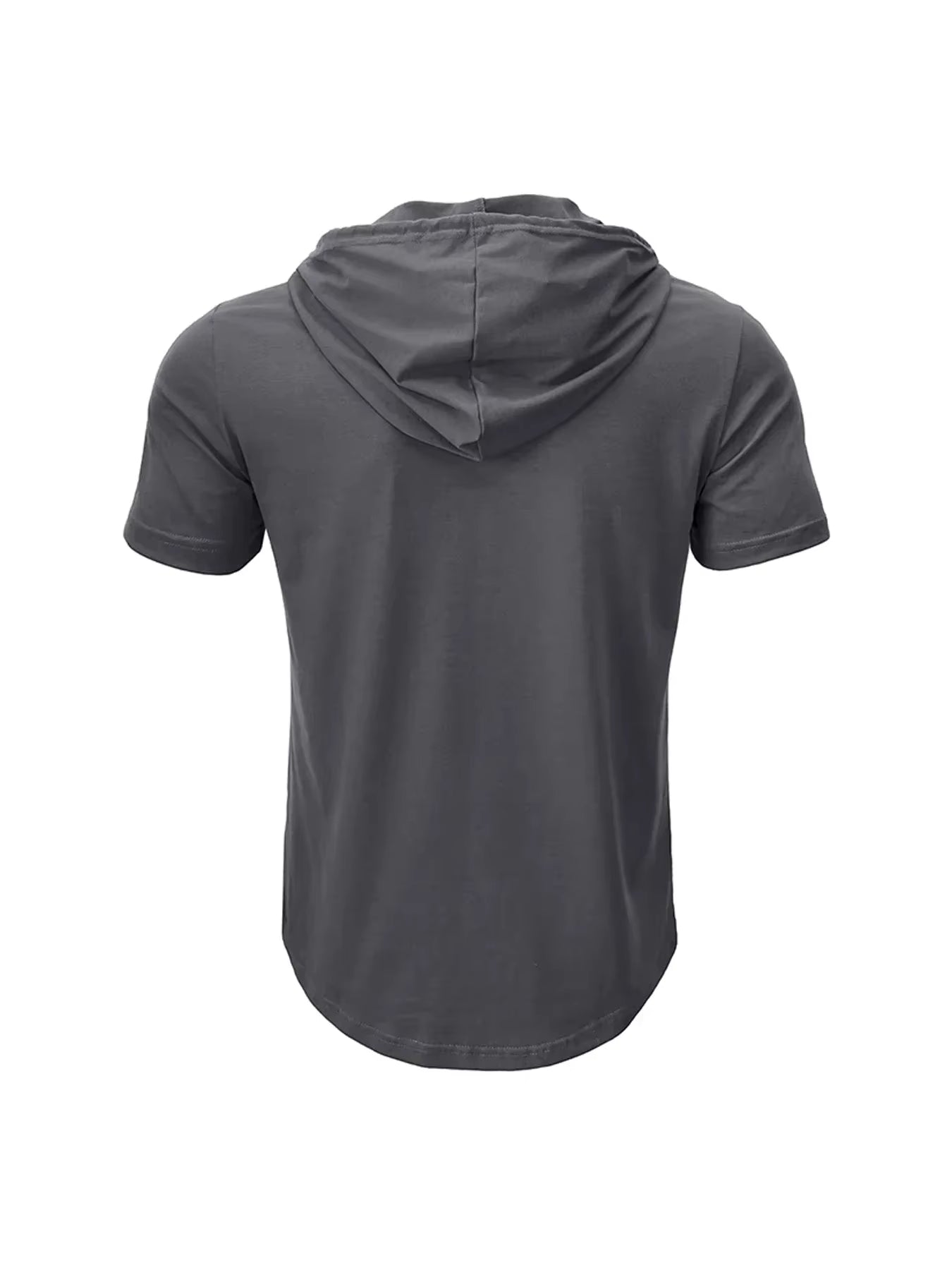 Men's T Shirt Summer Slim Fitness Hooded Short-Sleeved Tees Male Lightweight Hoodie Fitness Breathable Sports Tops by AliShop