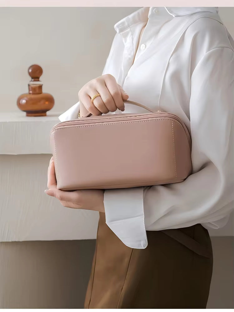Homefish Organizer Female Toiletry Kit Bag MakeUp Case Storage Pouch Luxury Lady Box, Cosmetic Bag, Organizer Bag For Travel Zip by AliShop