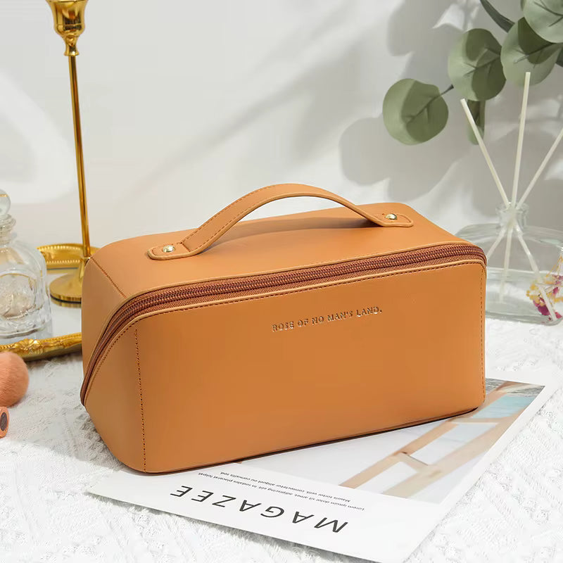 Homefish Organizer Female Toiletry Kit Bag MakeUp Case Storage Pouch Luxury Lady Box, Cosmetic Bag, Organizer Bag For Travel Zip by AliShop