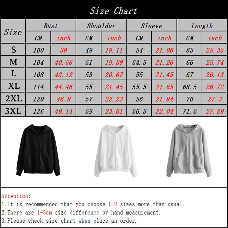 Zipper Hoodies Autumn Winter Men's New Long Sleeve Hooded Sweatshirt Fashion Casual Male Outfit Sportwear Loose Fit Clothes by AliShop