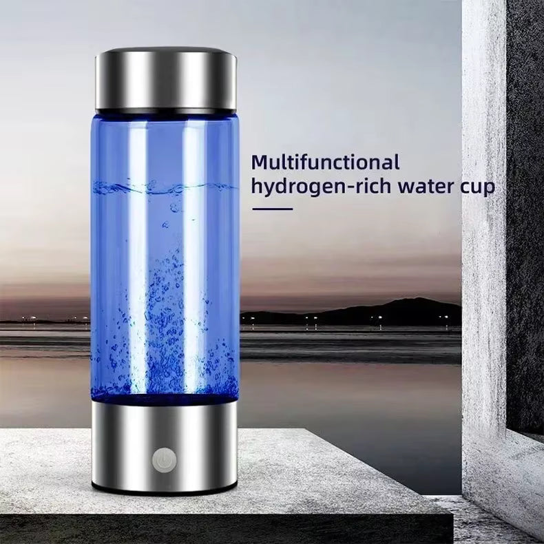 Hydrogen-Rich Water Cup Electric Hydrogen Rich Water Generator Bottle Titanium Quality Filter Portable Antioxidant Lonizer 420ml by AliShop