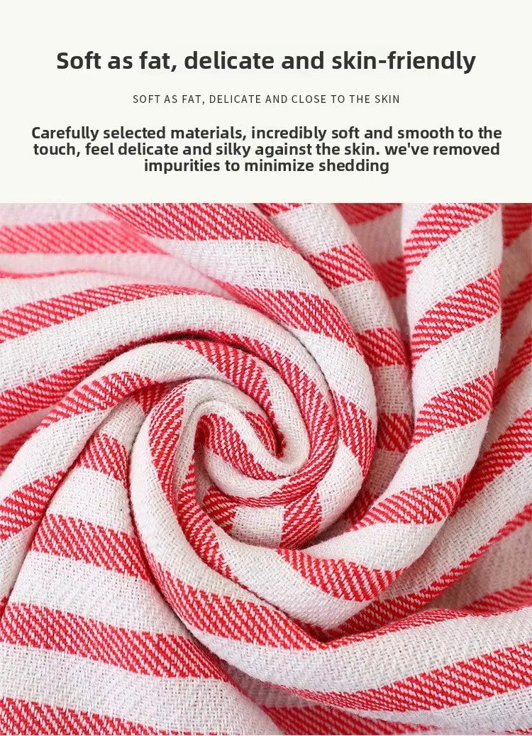 100x180CM Cotton Turkish Beach Towel Sauna Spa Gym Sports Fitness Fringed Bath Towel Shawl Scarf Sang Travel Blanket by AliShop