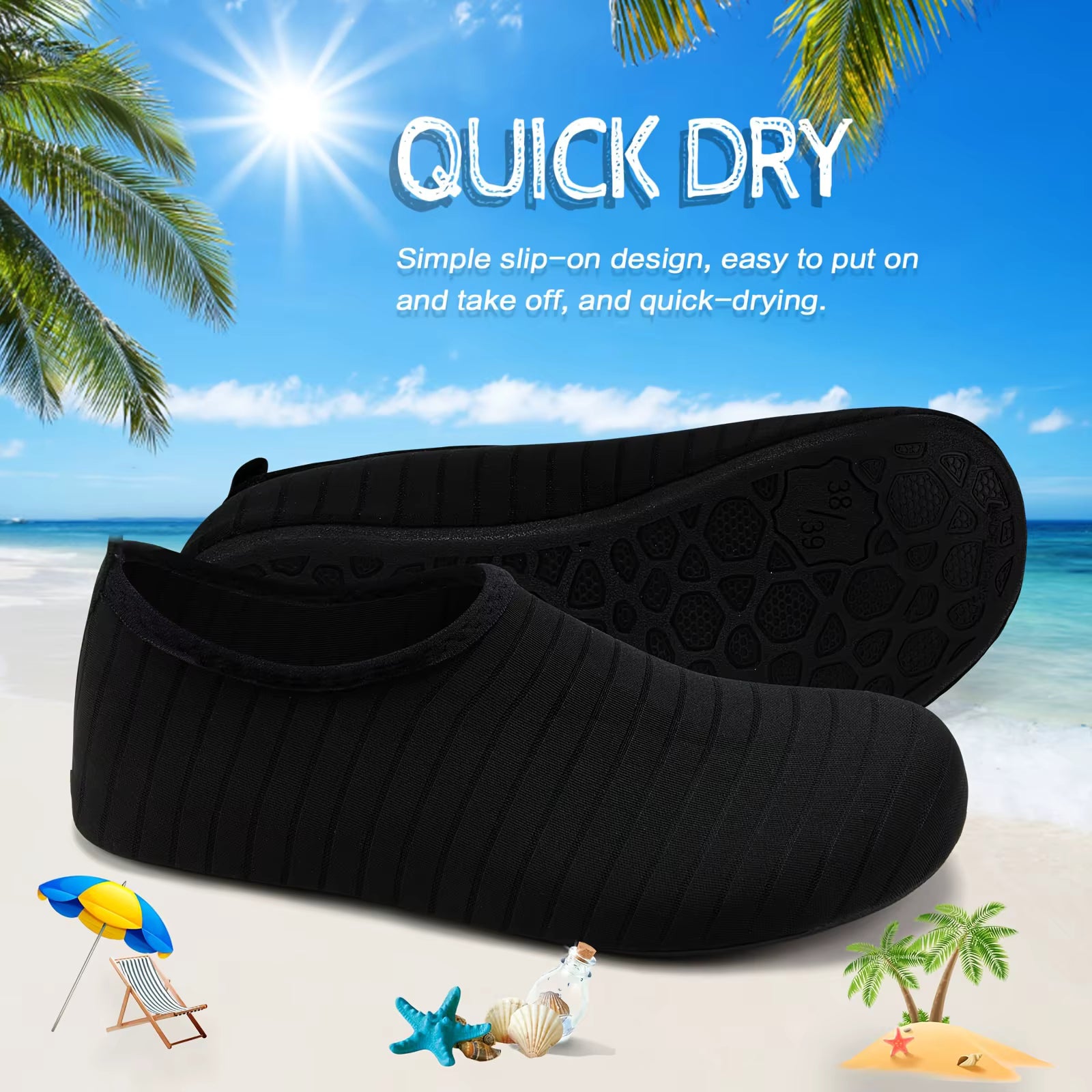 Water Shoes Women Barefoot Socks Anti-Slip Quick-Dry Men Beach Swim Water Sports Shoes by AliShop