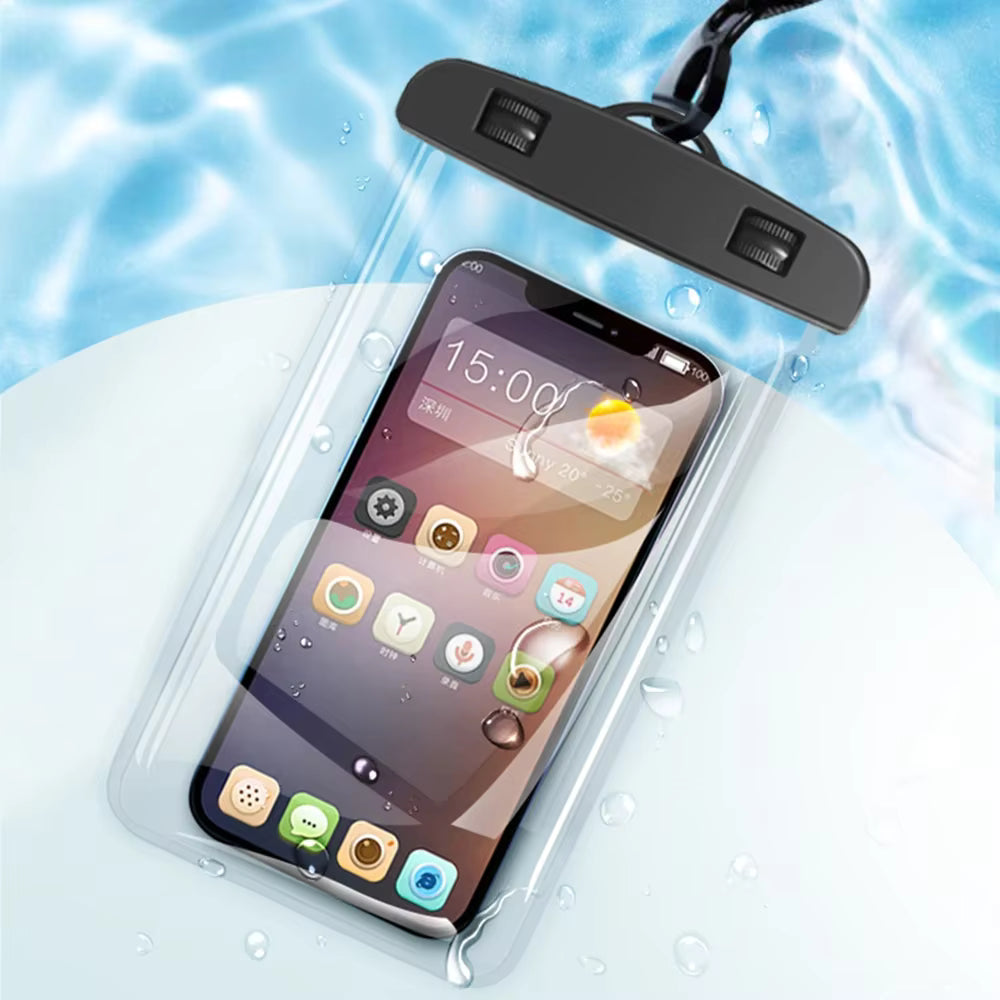 Universal Waterproof Phone Case for Swimming - Underwater Protector Pouch Cover Compatible with iPhone 11 12 13 14 15 16 pro - S by AliShop