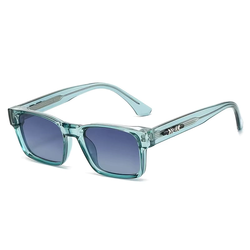 Light Luxury Square Sunglasses Minimalist Design Elegant Unisex Uv400 Protection Sun Glasses 9017 by AliShop