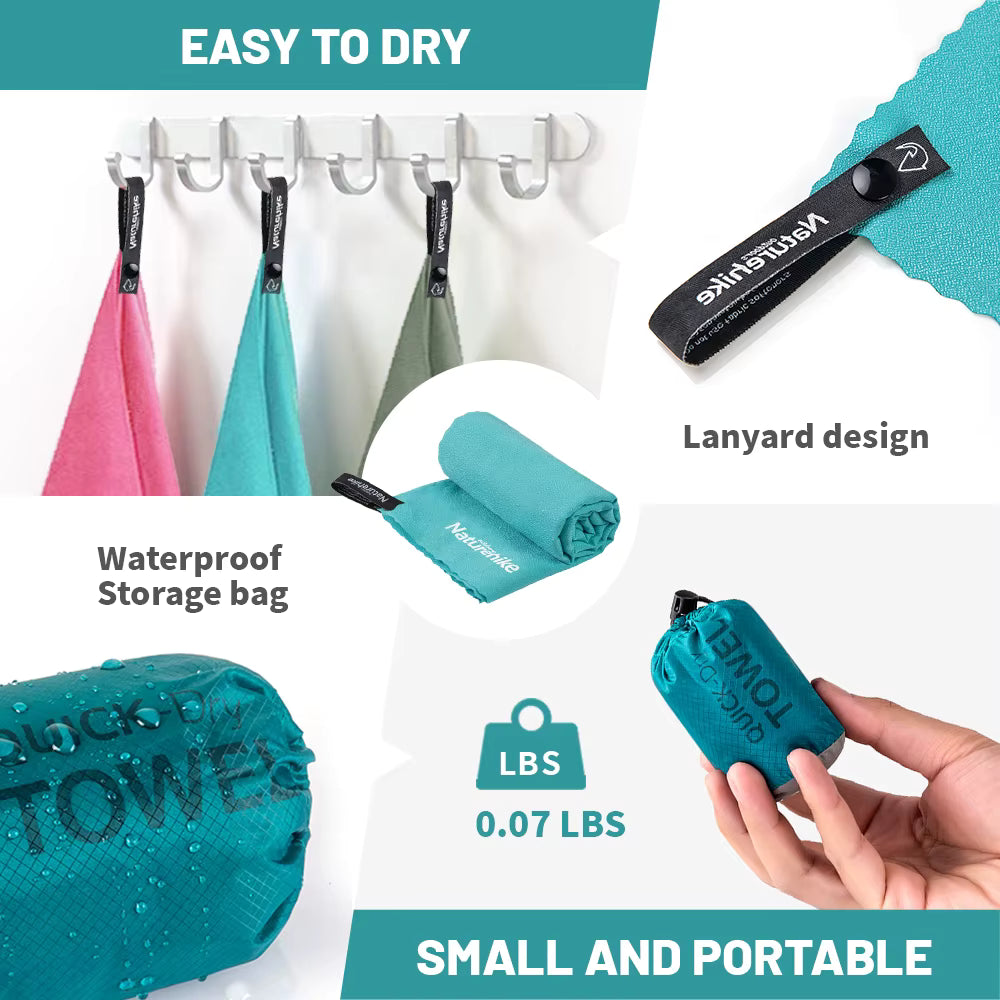 Naturehike 2025 Quick Dry Beach Towel Waterproof Breathable Ultralight Bath Towel Outdoor Hiking Gym Sports Absorbent Towel by AliShop