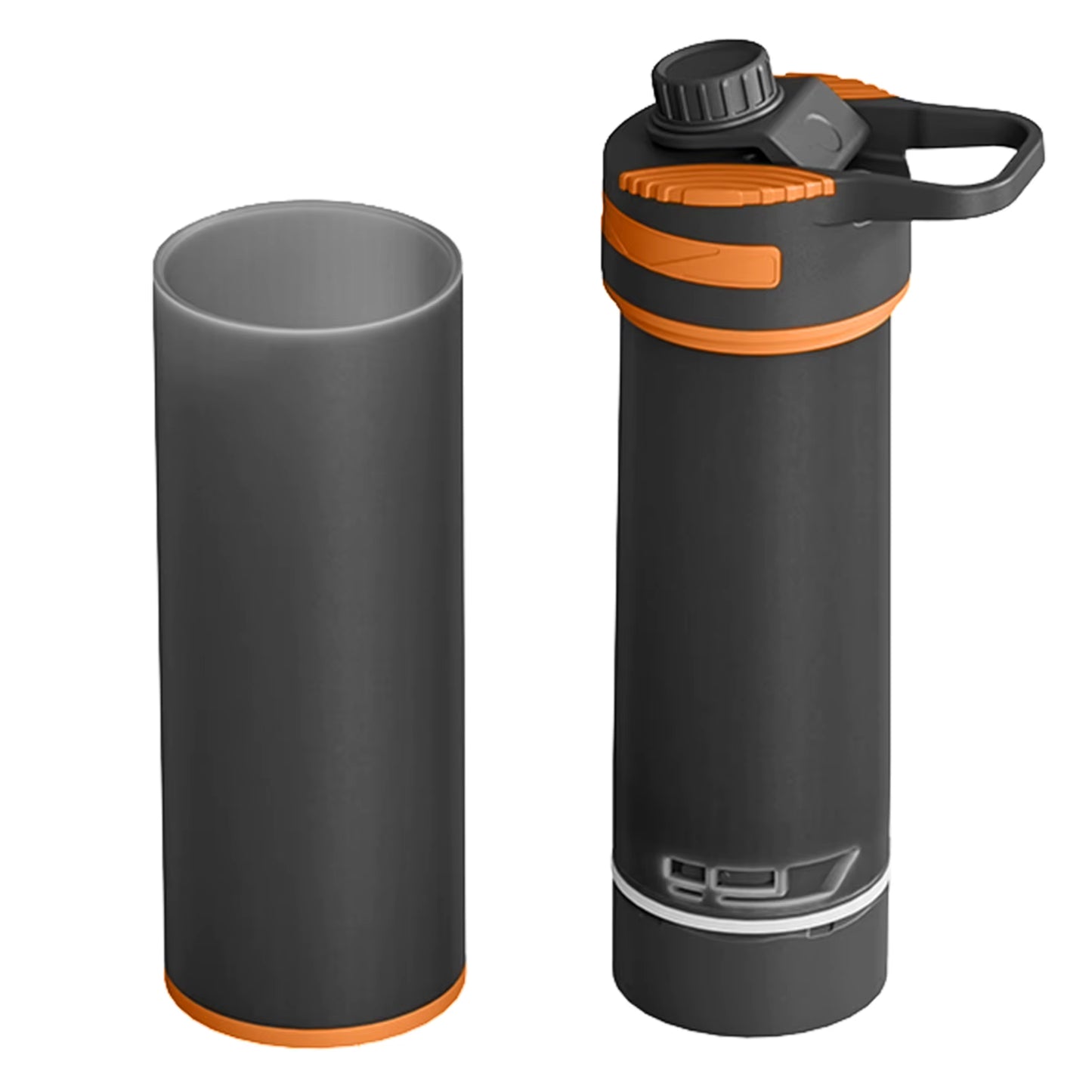 Portable Outdoor Water Purifier Hiking Camping and Travel Water Filter Bottle Clearly Filtered Water Bottle Ultra-Fine Filter by AliShop