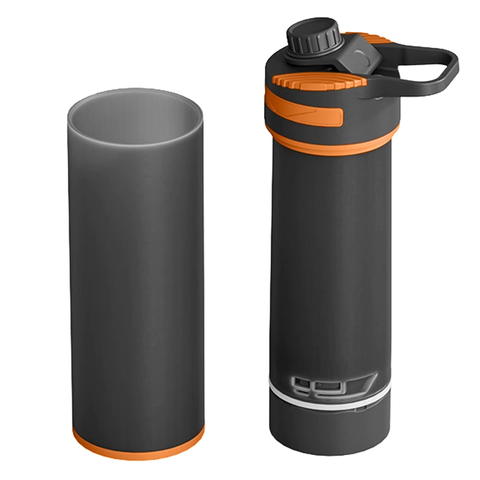 Portable Outdoor Water Purifier Hiking Camping and Travel Water Filter Bottle Clearly Filtered Water Bottle Ultra-Fine Filter by AliShop