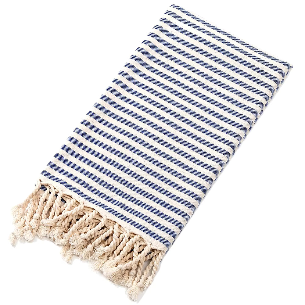 YEUZLI COTTON Hot Sale luxury Striped Tassel 100% cotton sauna spa bath towel For Home 100*180CM Travel Turkish Large beach towel by AliShop