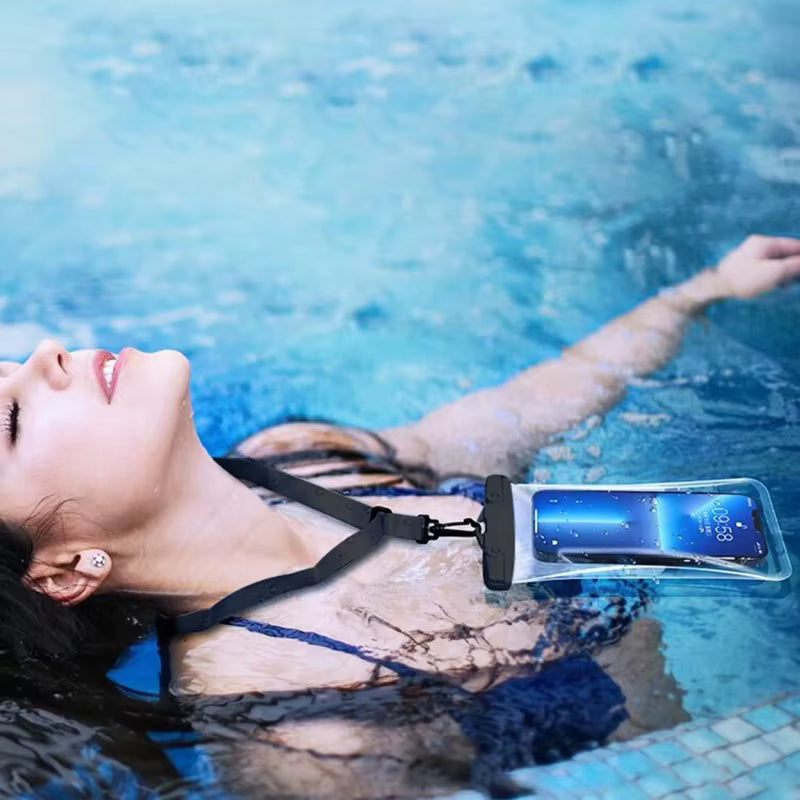 Universal Waterproof Phone Case for Swimming - Underwater Protector Pouch Cover Compatible with iPhone 11 12 13 14 15 16 pro - S by AliShop