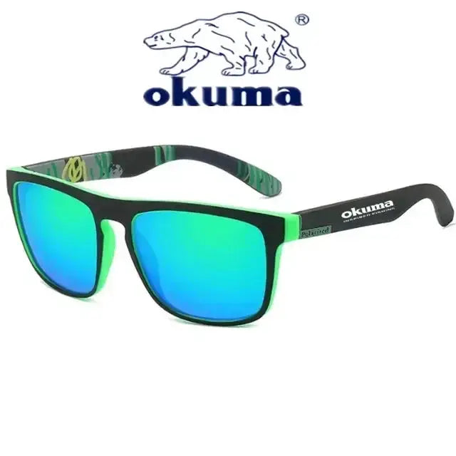 Okuma polarized sunglasses UV400 for men and women outdoor hunting, fishing, driving bicycles, sunglasses optional box by AliShop