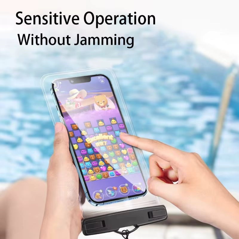 Universal Waterproof Phone Case for Swimming - Underwater Protector Pouch Cover Compatible with iPhone 11 12 13 14 15 16 pro - S by AliShop
