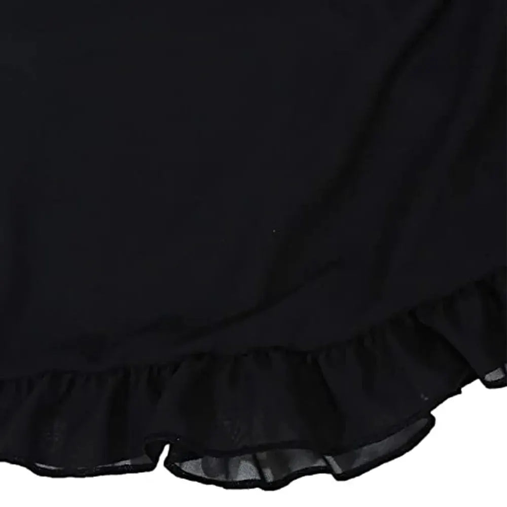 Swimsuit Coverups for Women Ruffle Hem Sarong Beach Bikini Wrap Sheer Short Skirt Chiffon Scarf for Swimwear by AliShop