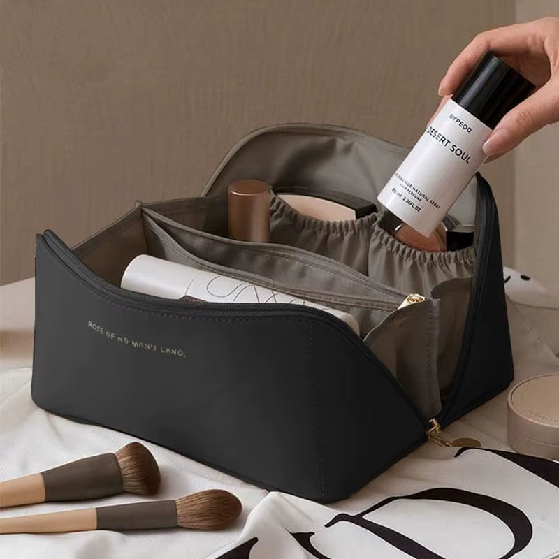 Homefish Organizer Female Toiletry Kit Bag MakeUp Case Storage Pouch Luxury Lady Box, Cosmetic Bag, Organizer Bag For Travel Zip by AliShop