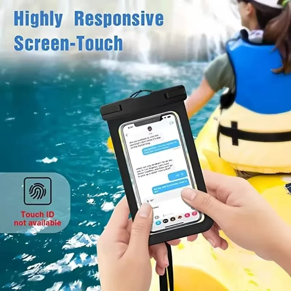 Floating Waterproof Swimming Bag Phone Case & Strap For iPhone 11 12 13 14 15 Pro Max Samsung S23 S22 Xiaomi Huawei Cover by AliShop
