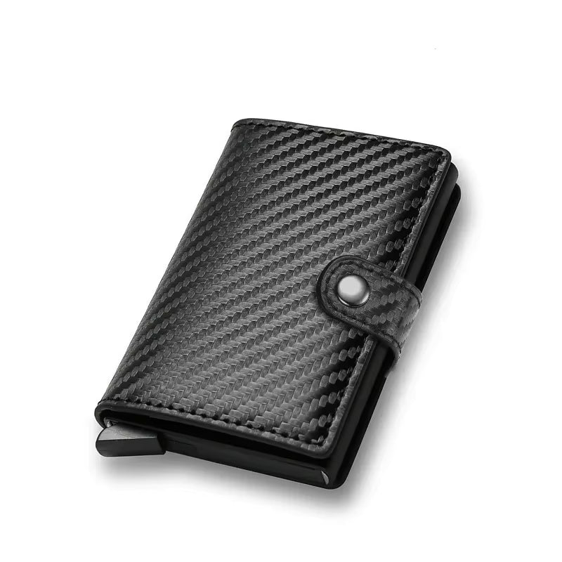 Rfid Visit Credit Card Holder Storage Luxury Small Smart Wallet Metal Business Cardholder Case Women Minimalist Walet for Men by AliShop