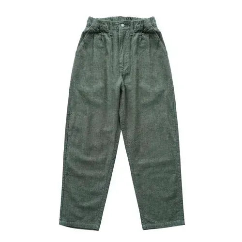 Sauce Zhan Men Pants Ramie Pants Men Summer Breathable Casual Pants Ankle-length Loose Fit Taper Leg by AliShop