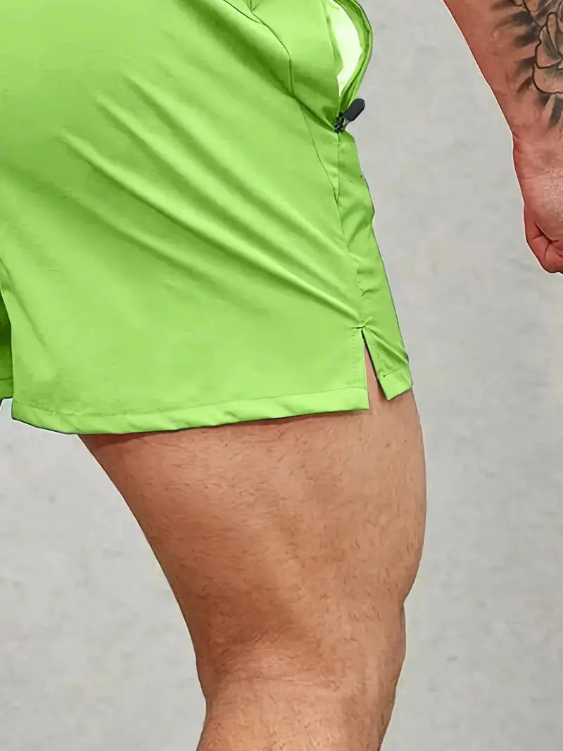 Men 2025 New Summer Beach New Models Solid Color Fashion Leisure Comfortable Elastic Waist Double Pockets Cool Sports Shorts by AliShop