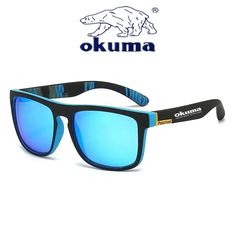 Okuma polarized sunglasses UV400 for men and women outdoor hunting, fishing, driving bicycles, sunglasses optional box by AliShop