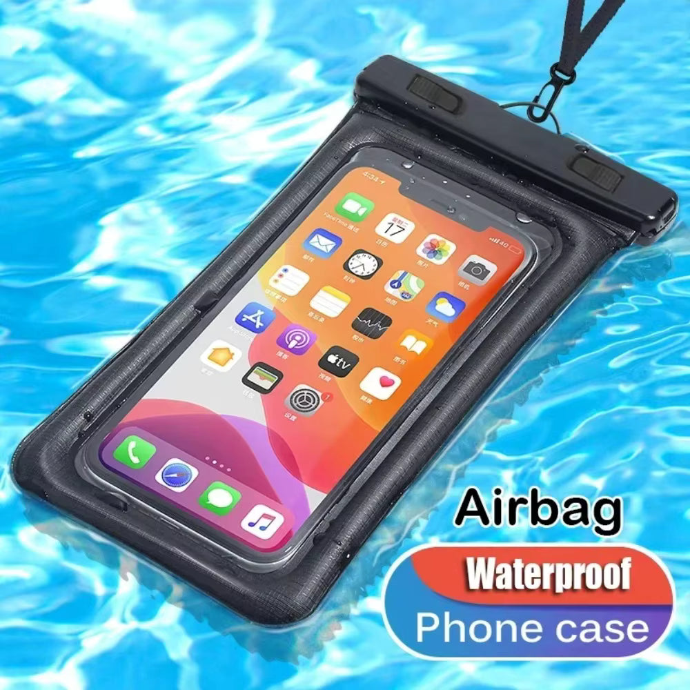 Floating Waterproof Swimming Bag Phone Case & Strap For iPhone 11 12 13 14 15 Pro Max Samsung S23 S22 Xiaomi Huawei Cover by AliShop