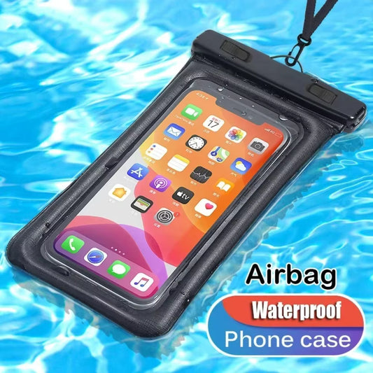 Floating Waterproof Swimming Bag Phone Case & Strap For iPhone 11 12 13 14 15 Pro Max Samsung S23 S22 Xiaomi Huawei Cover by AliShop