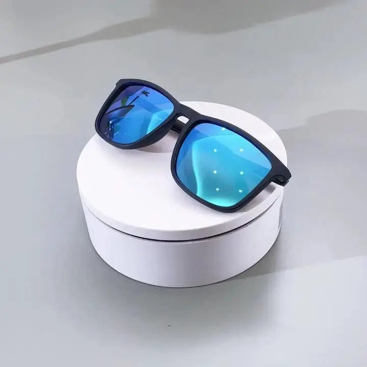 2PCS Classic Fashion Colorful stripes design Sunglasses Men Women Driving Fishing leisure Men Brand Designer Retro Sun Glasses by AliShop