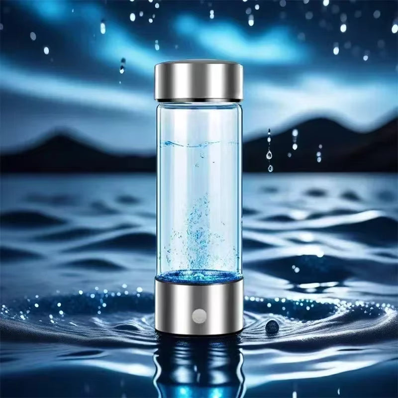Hydrogen-Rich Water Cup Electric Hydrogen Rich Water Generator Bottle Titanium Quality Filter Portable Antioxidant Lonizer 420ml by AliShop