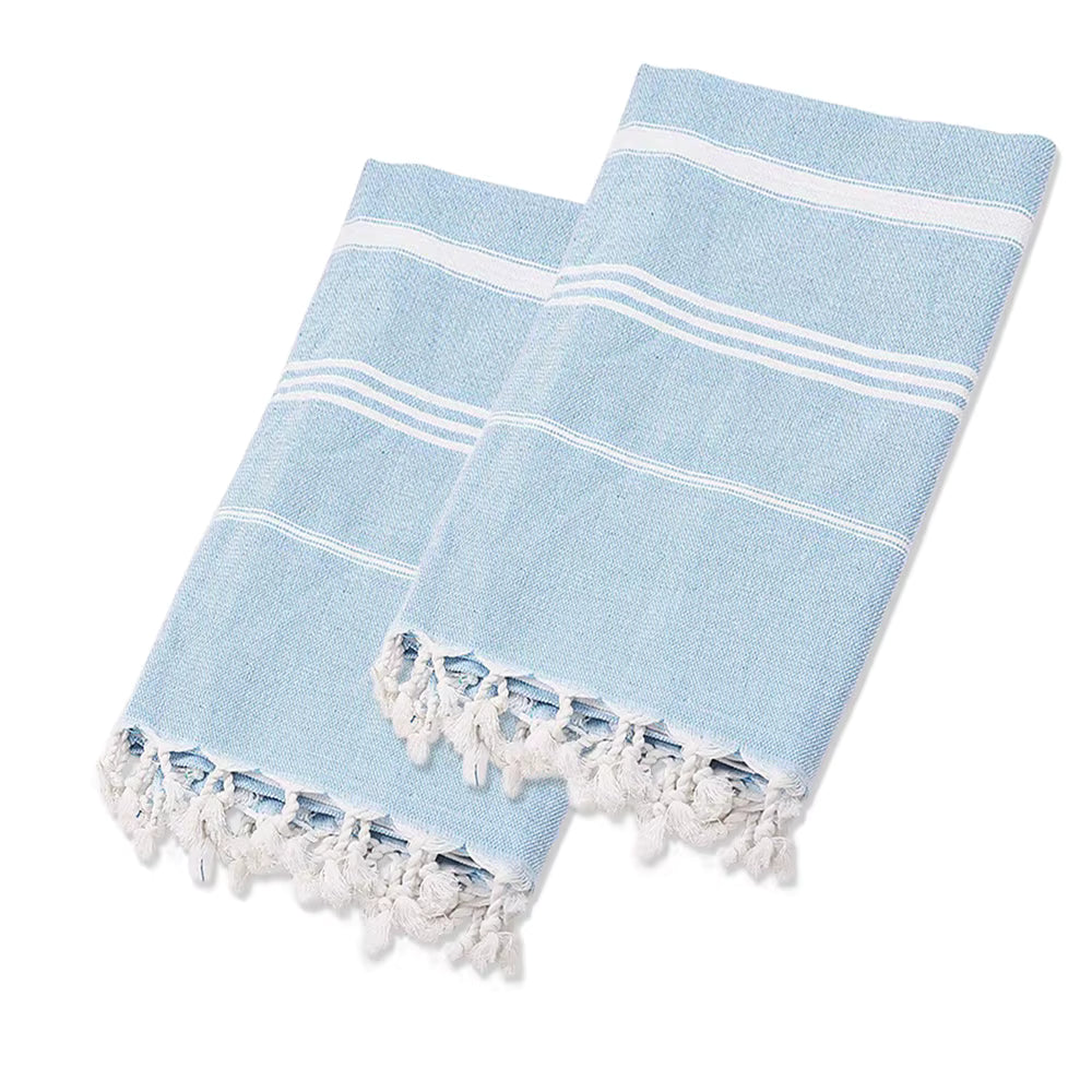 Thin 100X180cm Turkish Beach Towel Oversized Sand Free Tassel Quick Dry Swim Extra Large Light Travel for Adults Gifts Accessories by AliShop