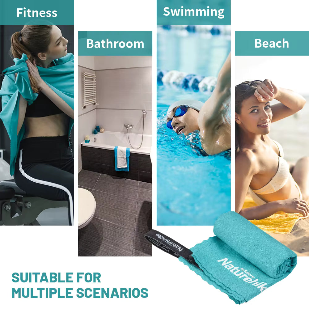 Naturehike 2025 Quick Dry Beach Towel Waterproof Breathable Ultralight Bath Towel Outdoor Hiking Gym Sports Absorbent Towel by AliShop