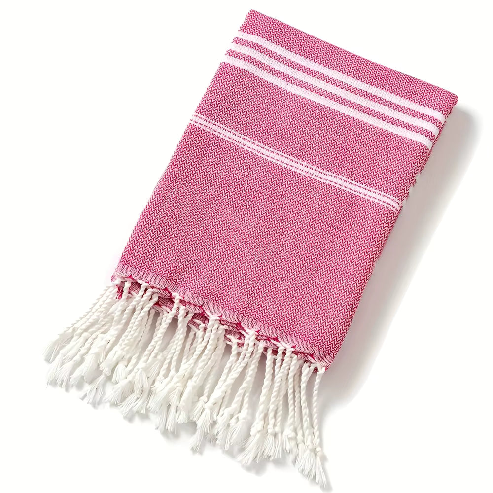 Thin Turkish Beach Towel 90*180CM Sauna Spa Gym sports Fitness Fringed Bath Towel kitchen Soft Absorbent Quick drying towels by AliShop