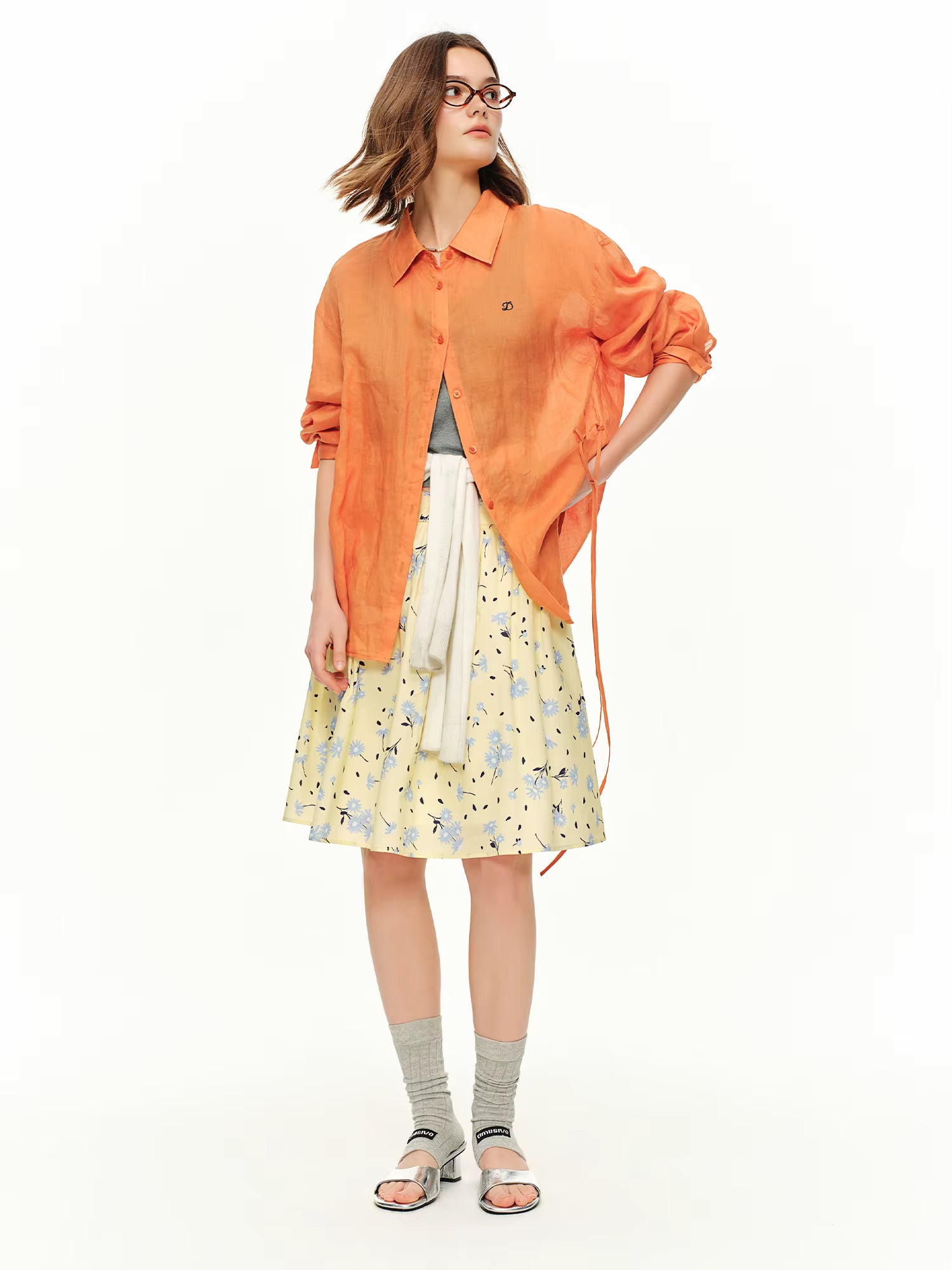 DUSHU 【Breathable Series】 Drop-Shoulder Multi-Color Linen Shirt New Summer Arrival Ramie Top Long Sleeve Leisure Sun-protection by AliShop