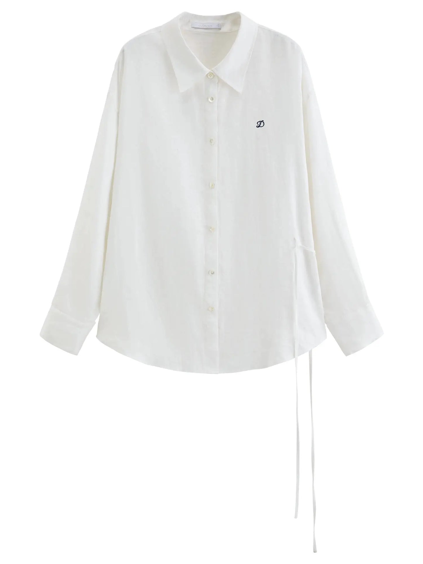 DUSHU 【Breathable Series】 Drop-Shoulder Multi-Color Linen Shirt New Summer Arrival Ramie Top Long Sleeve Leisure Sun-protection by AliShop