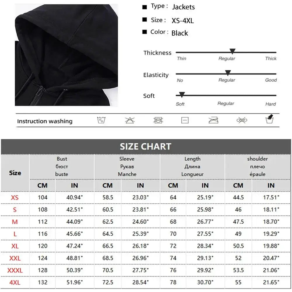 Men Sweatshirts Long Sleeve Jacket by AliShop