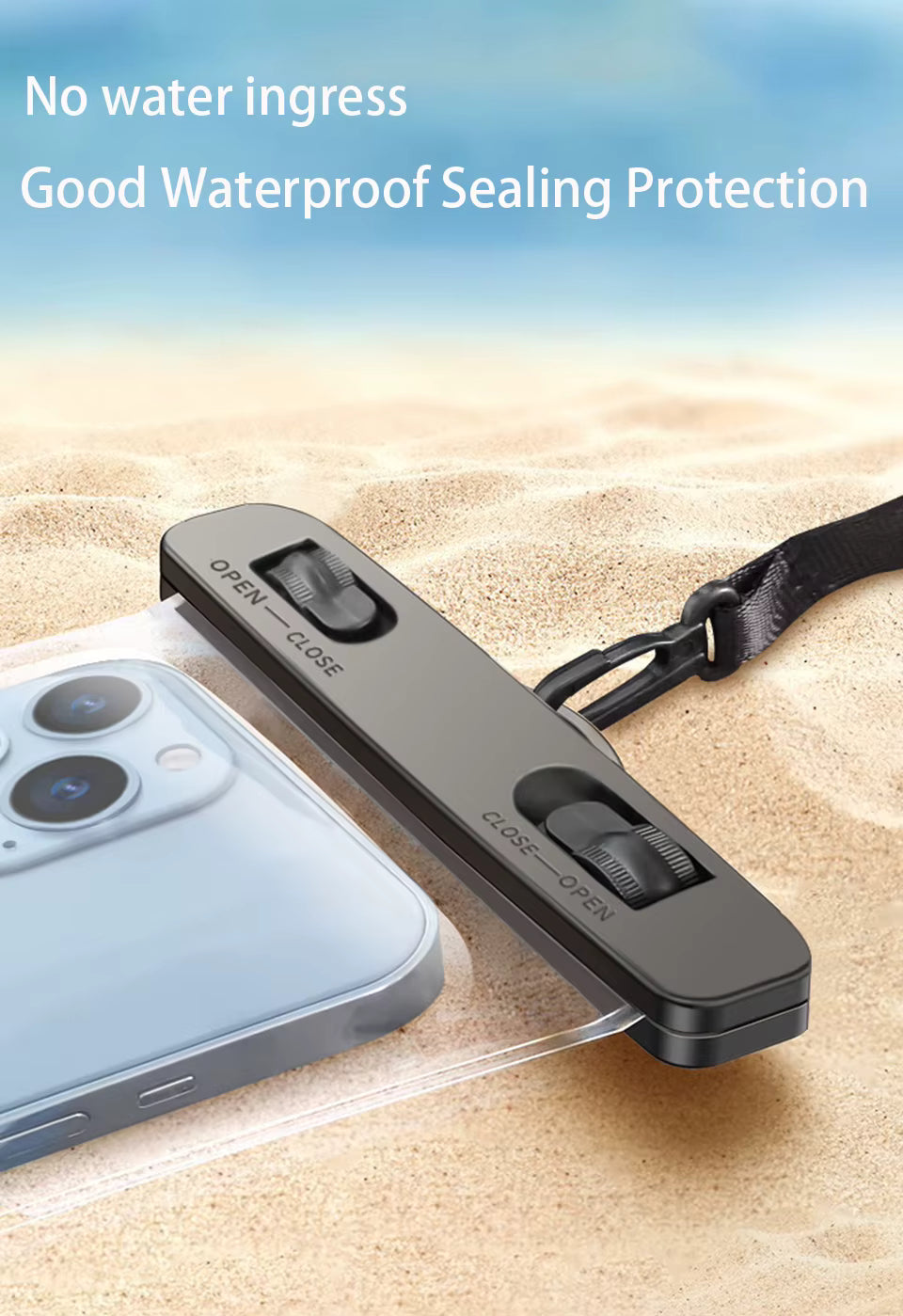 Universal Waterproof Phone Case for Swimming - Underwater Protector Pouch Cover Compatible with iPhone 11 12 13 14 15 16 pro - S by AliShop