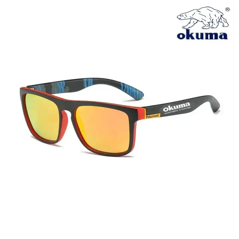 Okuma polarized sunglasses UV400 for men and women outdoor hunting, fishing, driving bicycles, sunglasses optional box by AliShop