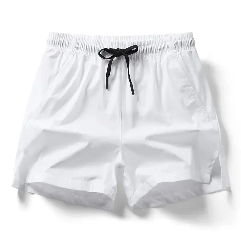 Men 2025 New Summer Beach New Models Solid Color Fashion Leisure Comfortable Elastic Waist Double Pockets Cool Sports Shorts by AliShop