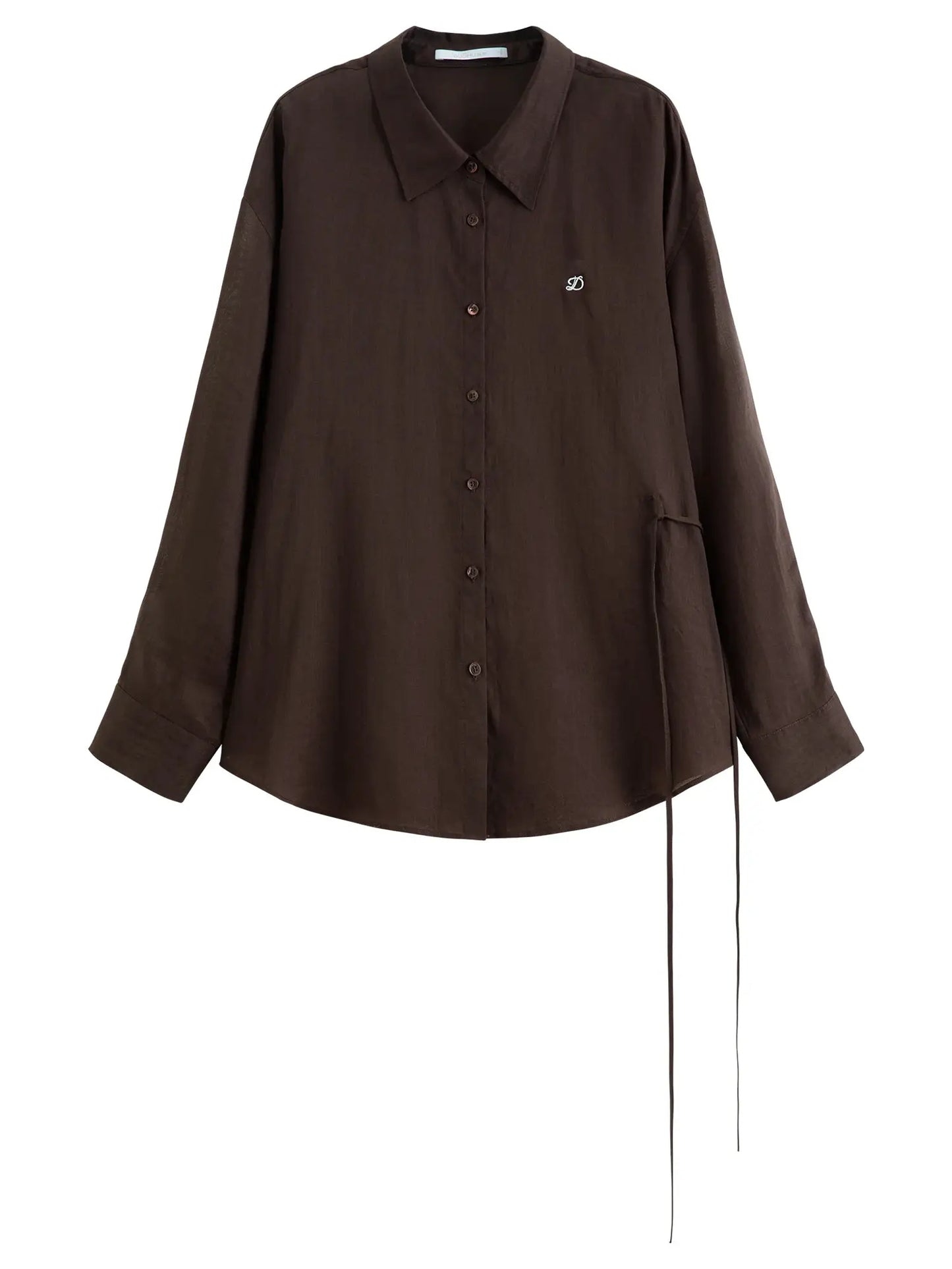 DUSHU 【Breathable Series】 Drop-Shoulder Multi-Color Linen Shirt New Summer Arrival Ramie Top Long Sleeve Leisure Sun-protection by AliShop