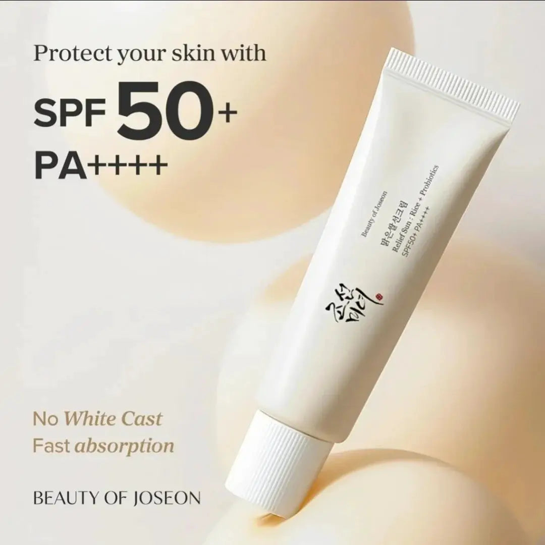 SPF50+ Beauty of Joseon Sunscreen Korean Rice Probiotic Solar Blocker Skin Cream Anti UV Sun Block Facial Mild Moisturizer 50ml by AliShop